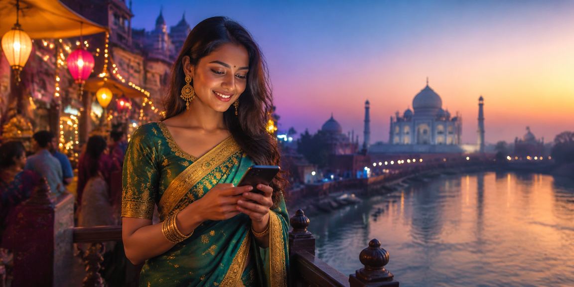 User placing sports bets using mobile phone